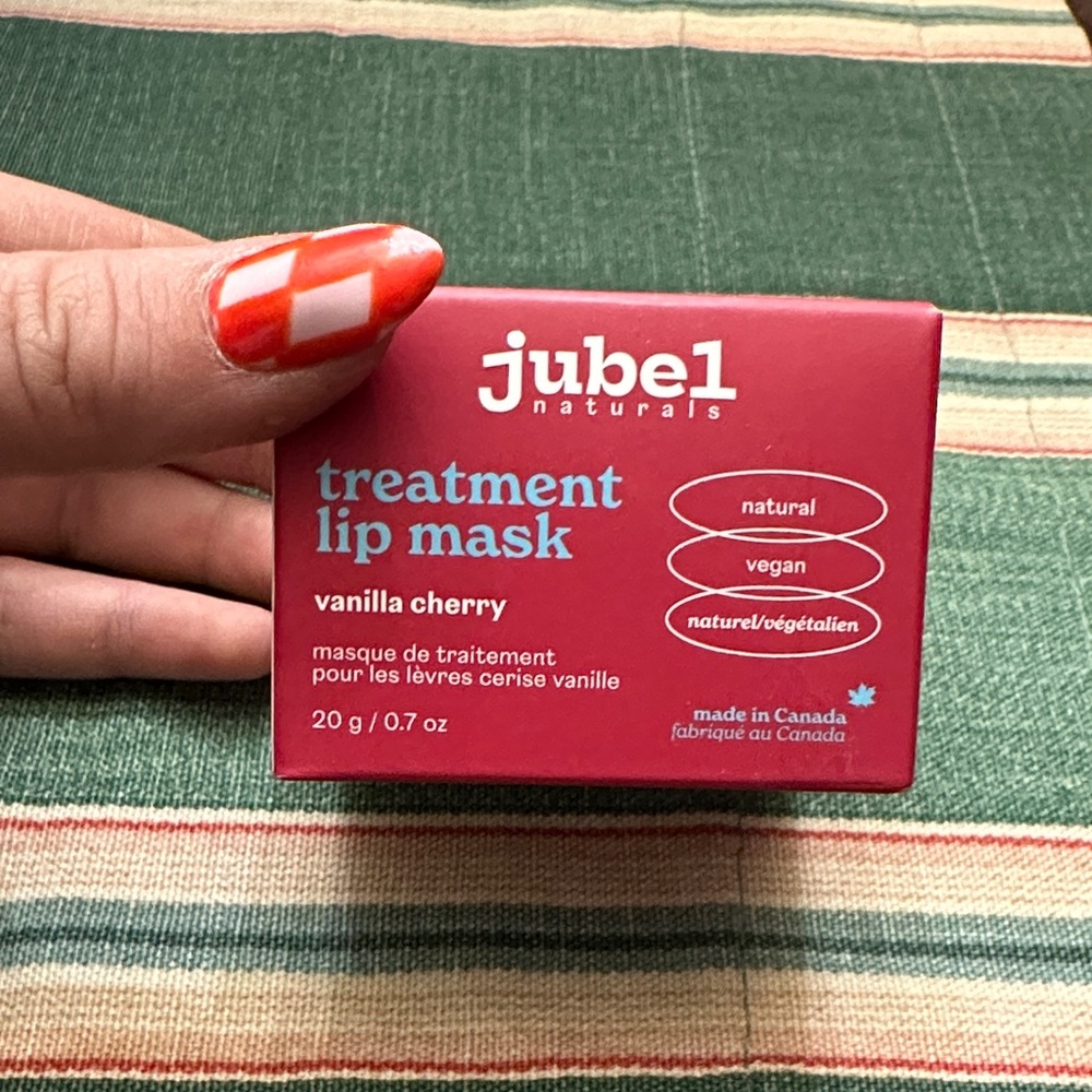 NWT Jubel Naturals Vanilla Cherry Treatment Lip Mask